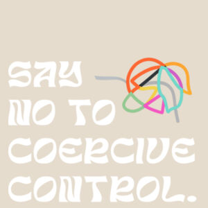 Say No to Coercive Control Tote Design
