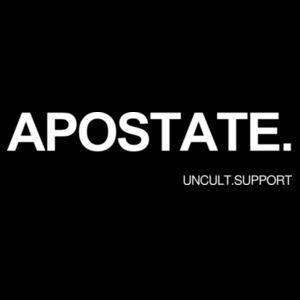 Apostate Tote Bag Design